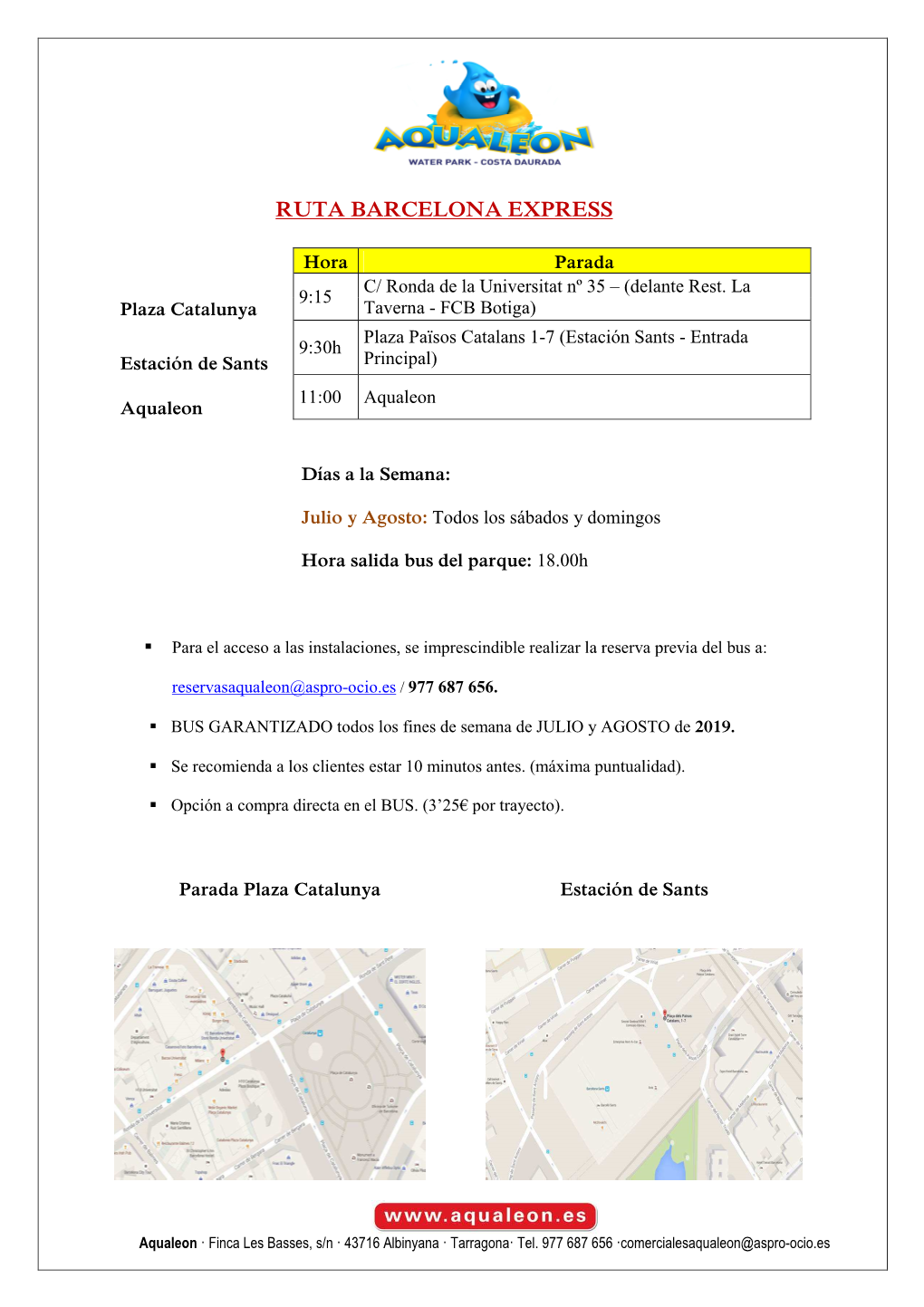 Rutas Bus 2019