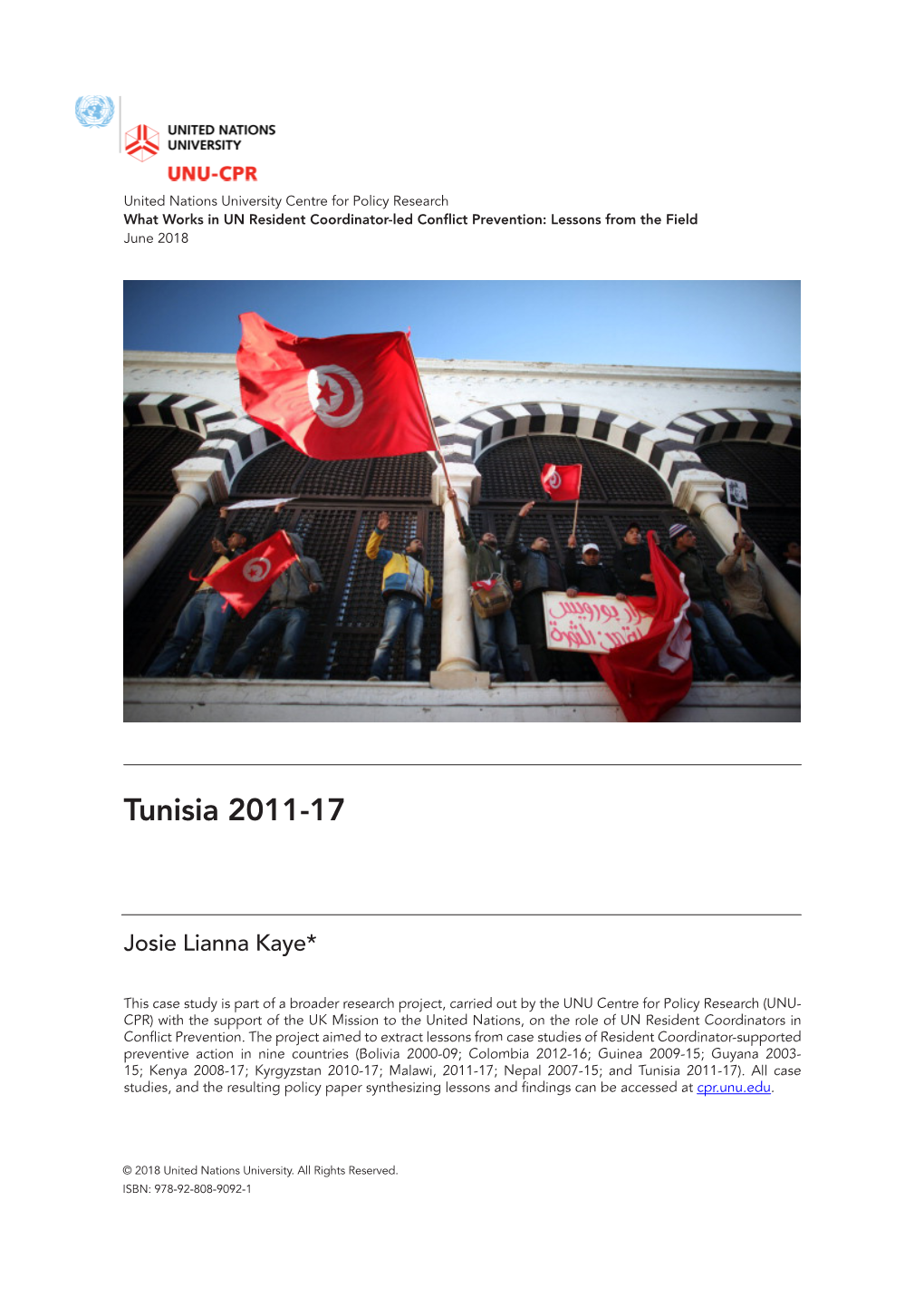Tunisia 2011-17