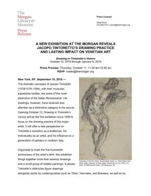 A New Exhibition at the Morgan Reveals Jacopo Tintoretto's Drawing