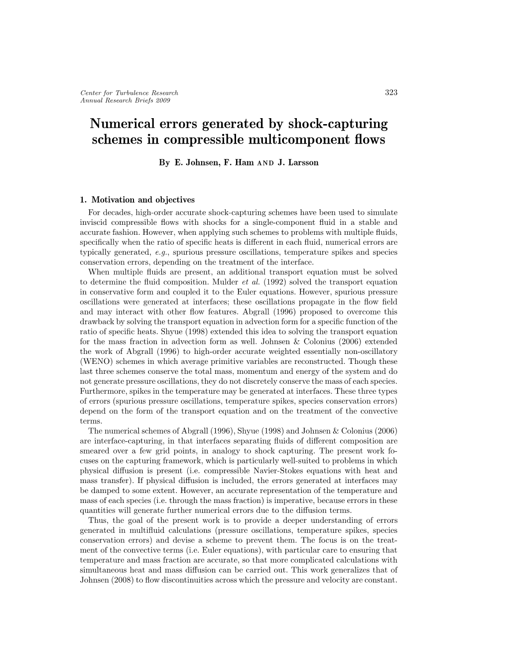 Numerical Errors Generated by Shock-Capturing Schemes in Compressible Multicomponent ﬂows