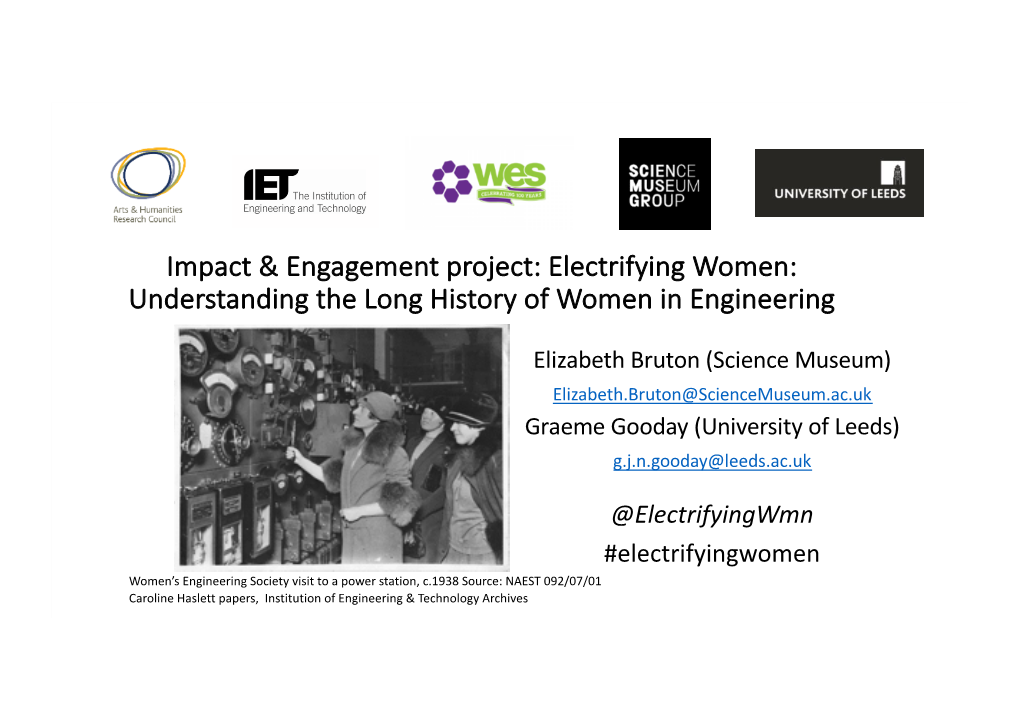 Electrifying Women Oxford 1St