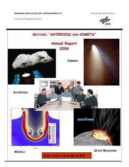 Section: “Asteroids and Comets”