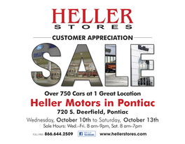Heller Motors in Pontiac 720 S