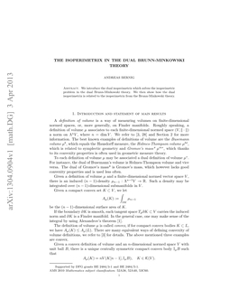 The Isoperimetrix in the Dual Brunn-Minkowski Theory 3