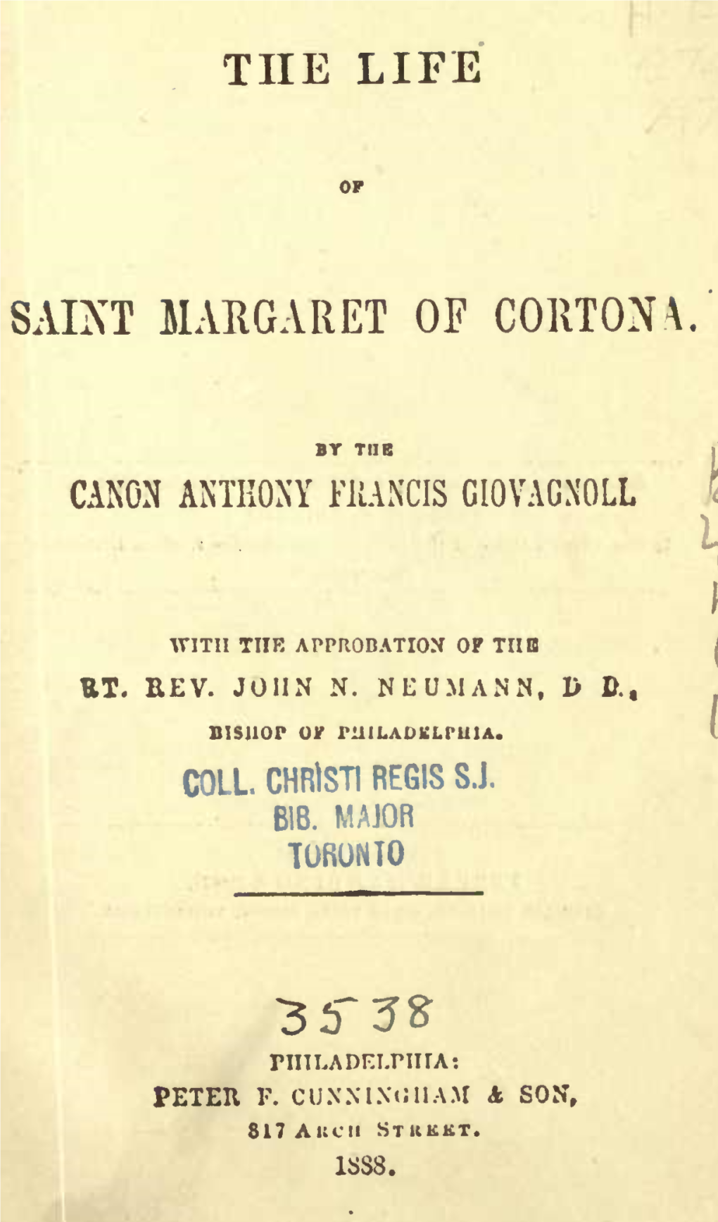 The Life of St. Margaret of Cortona