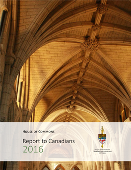 Report to Canadians 2016