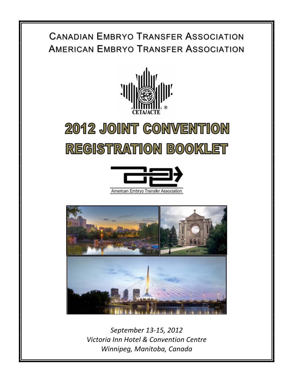 2012 Joint Convention Registration Booklet 2