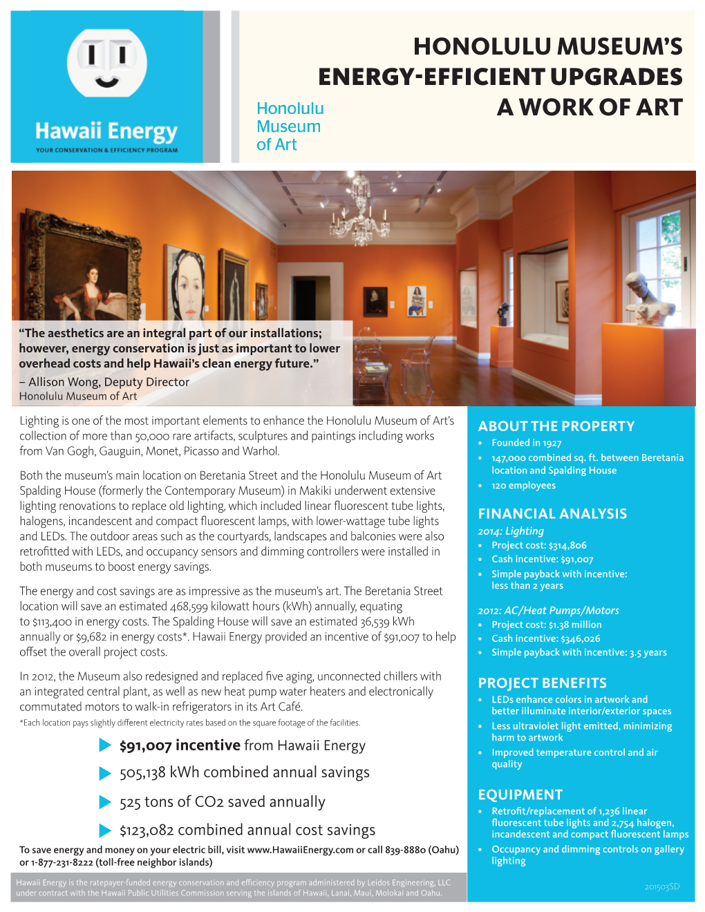 Honolulu Museum's Energy-Efficient Upgrades