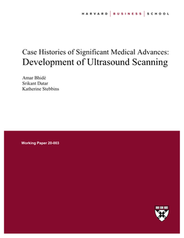 Development of Ultrasound Scanning