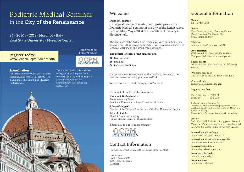 Podiatric Medical Seminar