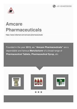 Amcare Pharmaceuticals