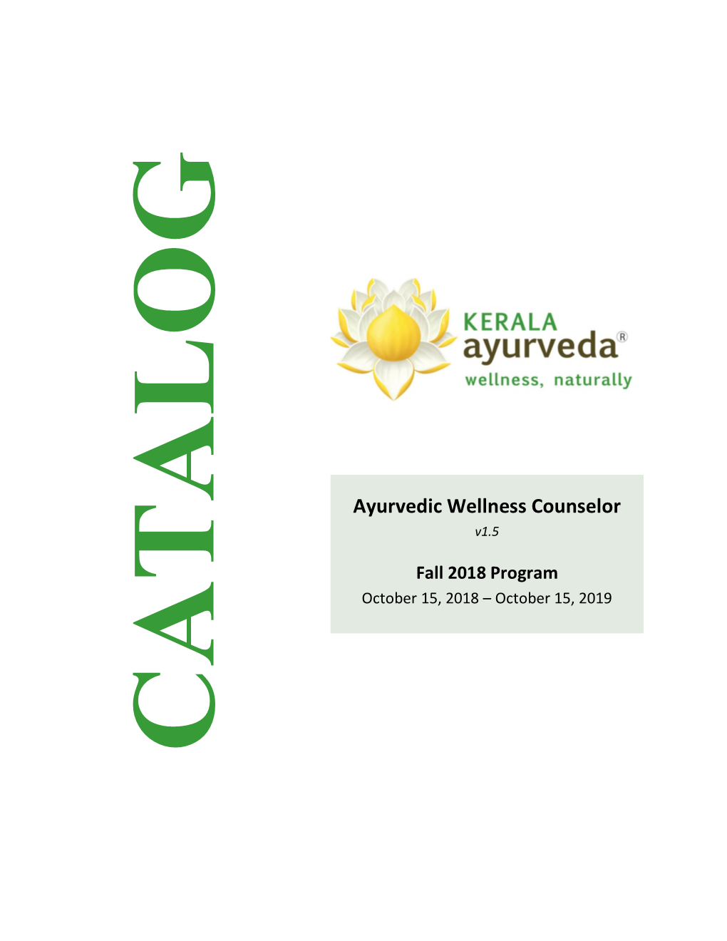 Ayurvedic Wellness Counselor