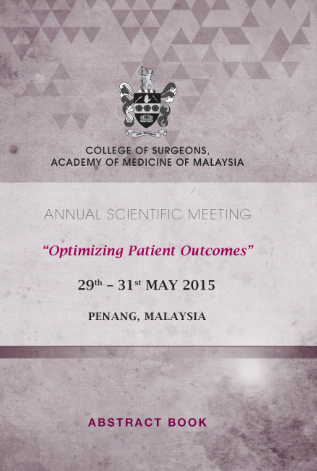 Csamm 2015 Abstract Book