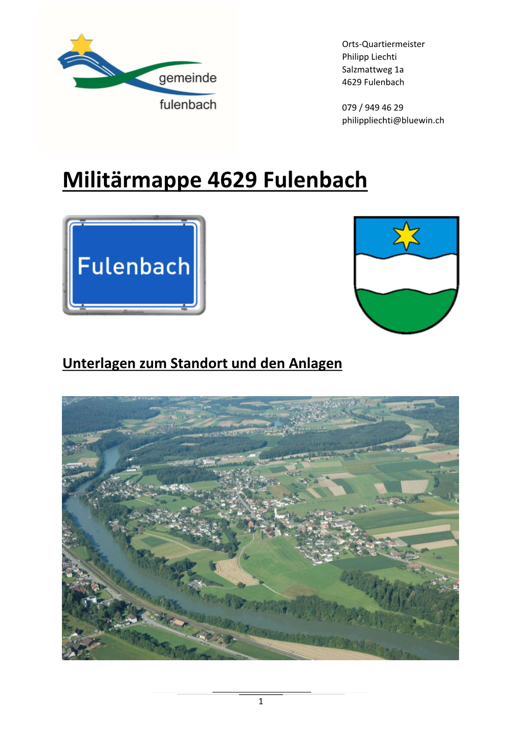 Militärmappe 4629 Fulenbach