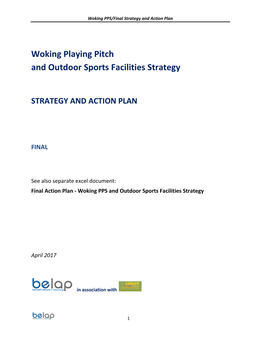 Woking Playing Pitch and Outdoor Sports Facilities Strategy