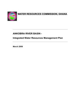 Water Resources Commission, Ghana Ankobra River Basin
