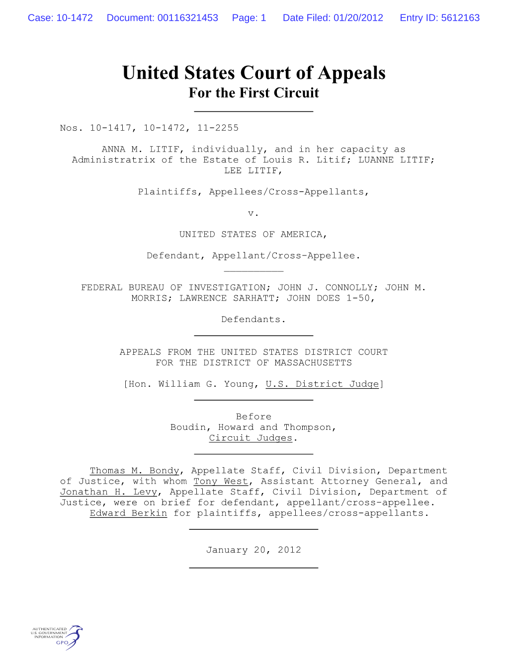 United States Court of Appeals for the First Circuit