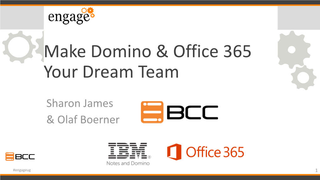 Make Domino & Office 365 Your Dream Team