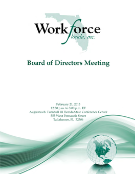 Workforce Florida Board of Directors Meeting