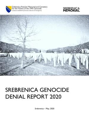 Srebrenica Genocide Denial Report 2020