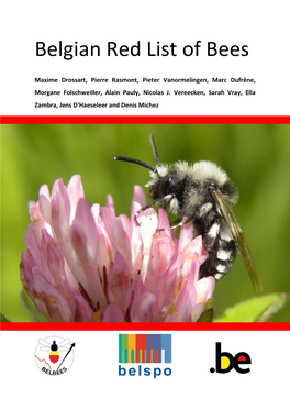 Belgian Red List of Bees