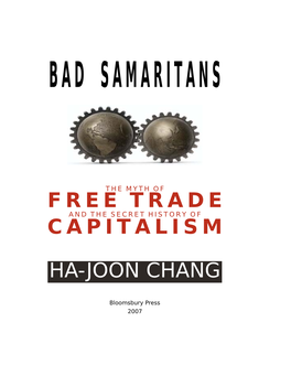 Free Trade Capitalism Ha-Joon Chang