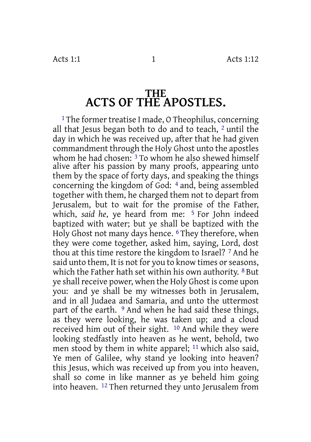 Acts of the Apostles