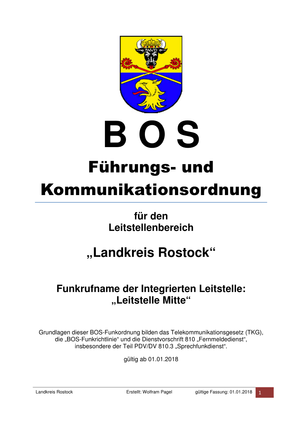 Funkordnung Des Landkreises Rostock