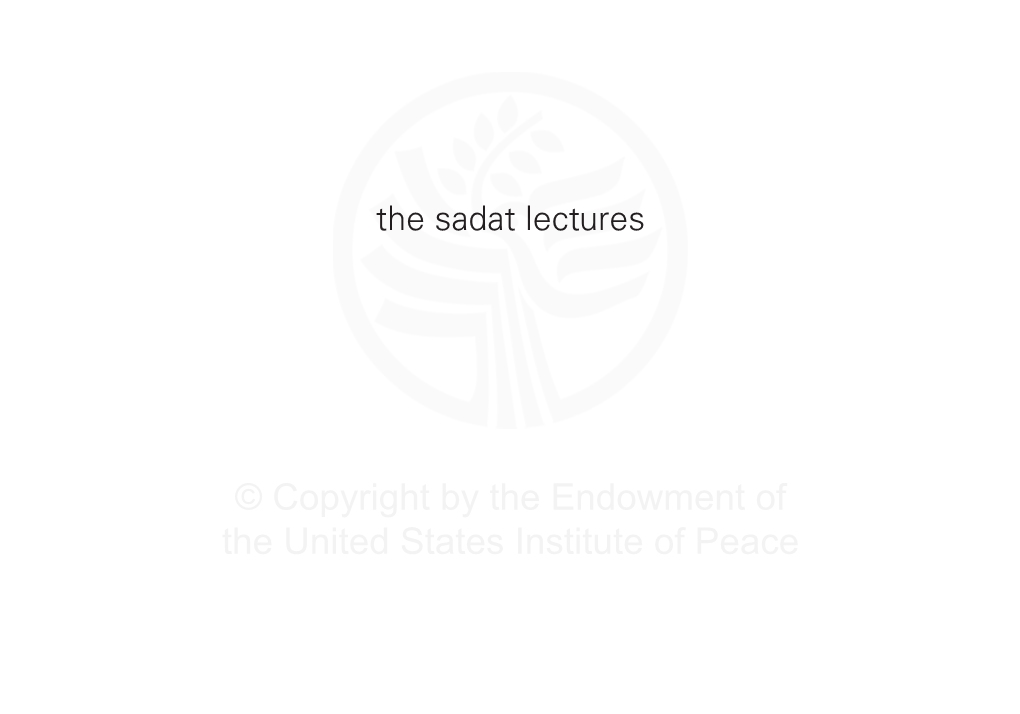 © Copyright by the Endowment of the United States Institute of Peace