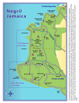 Negril Jamaica Map 10-24-06