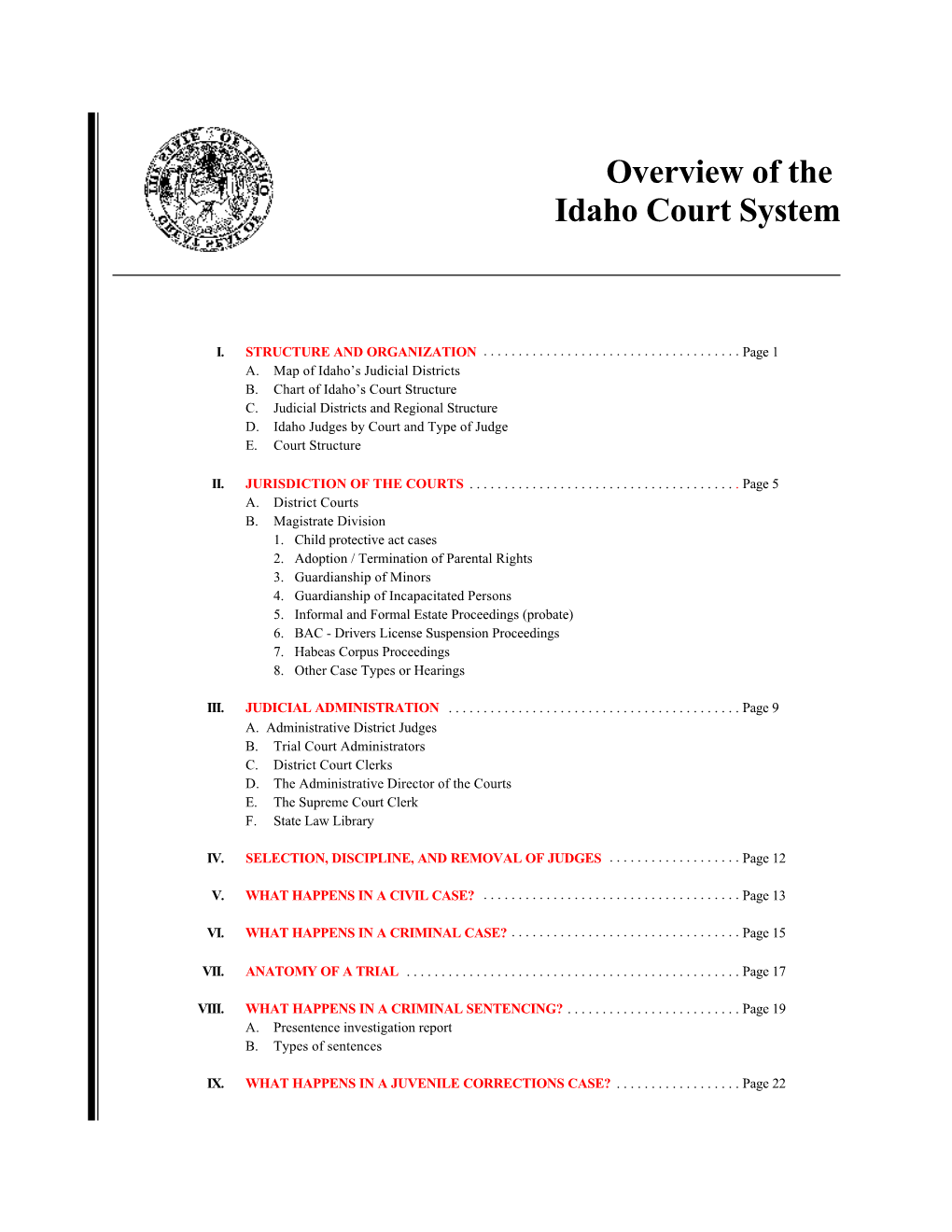 Overview of the Idaho Court System DocsLib