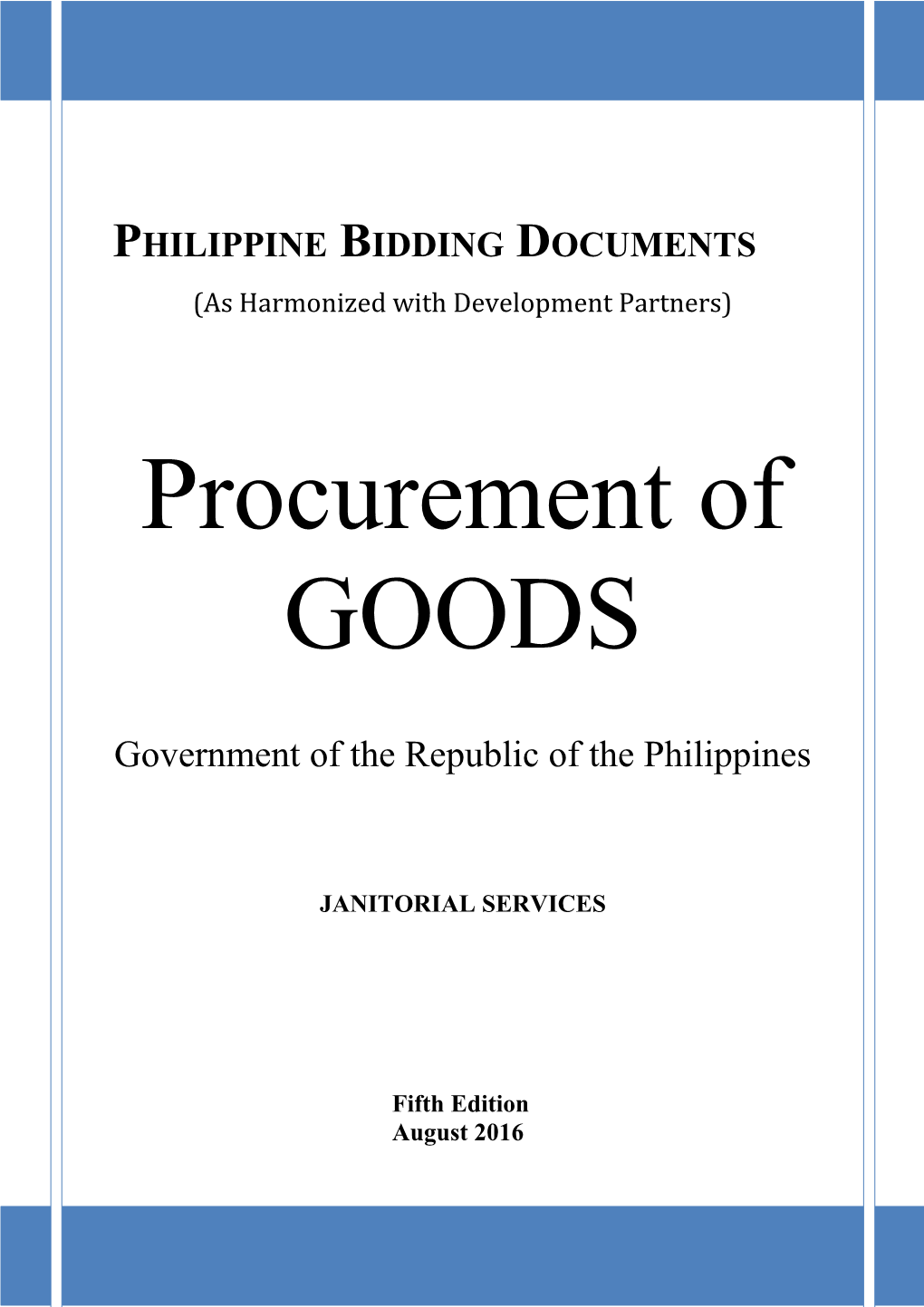 Philippine Bidding Documents s3