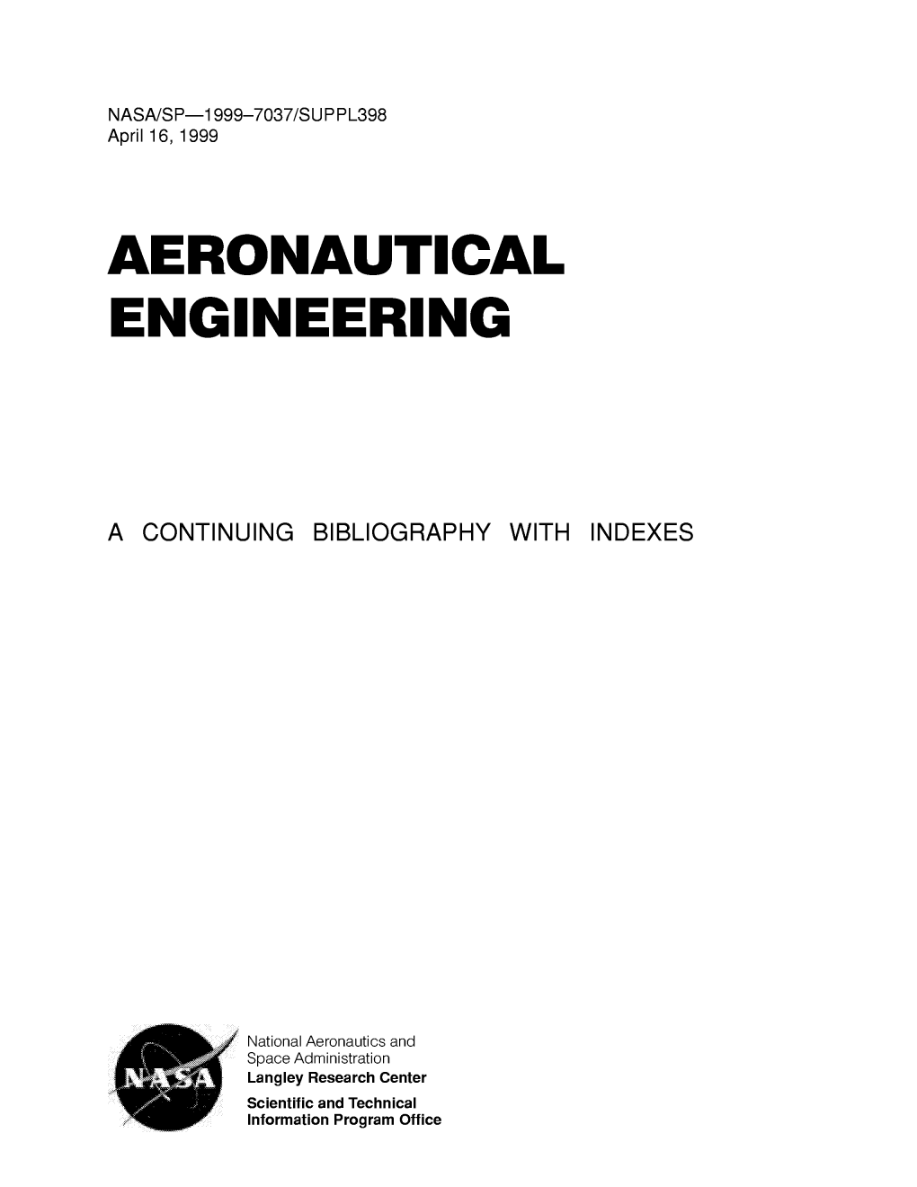 Aeronautical Engineering