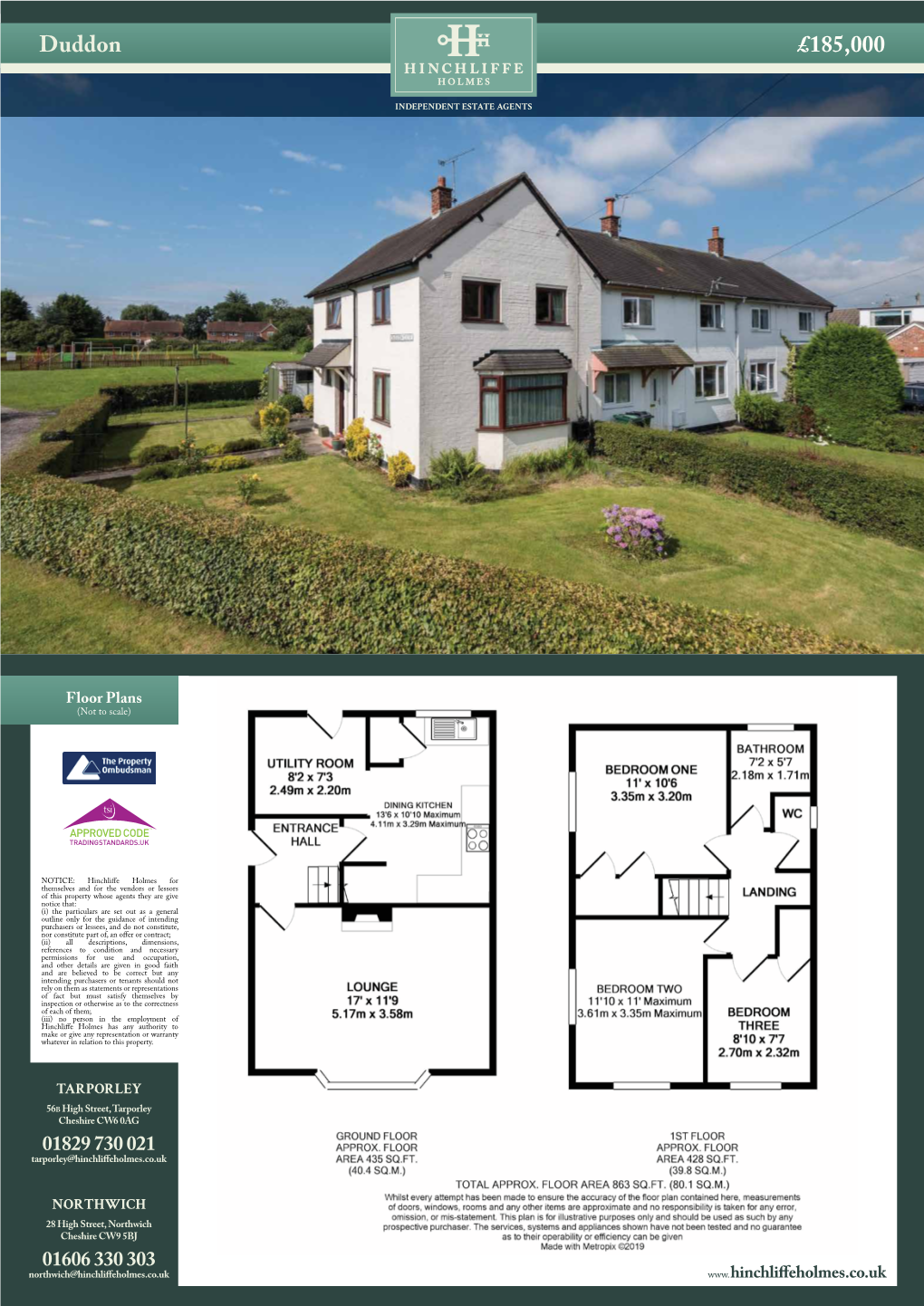 Duddon £185,000