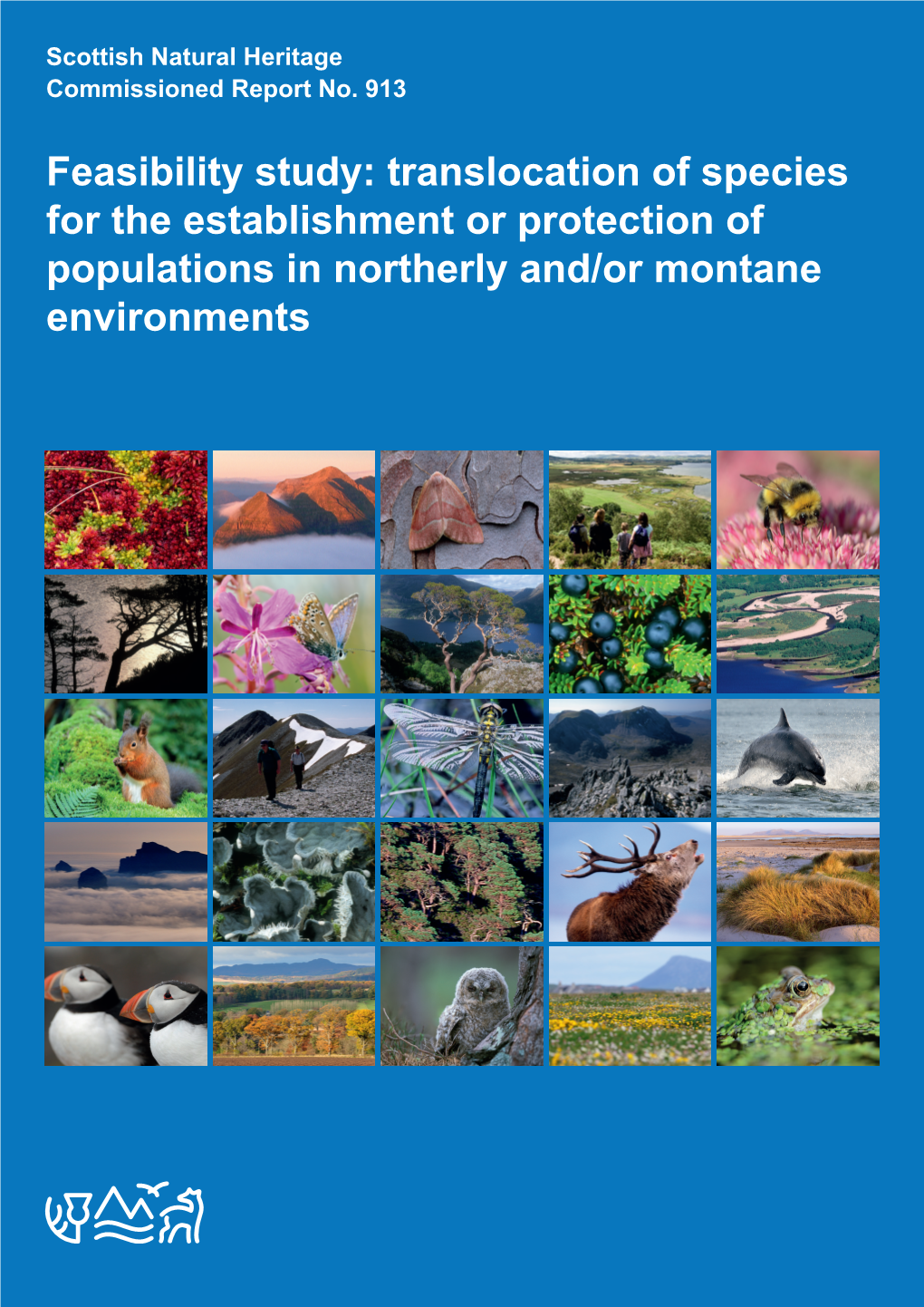 Feasibility Study: Translocation of Species for the Establishment Or Protection of Populations in Northerly And/Or Montane Environments