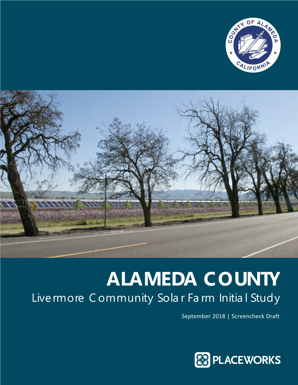 ALAMEDA COUNTY Livermore Community Solar Farm Initial Study