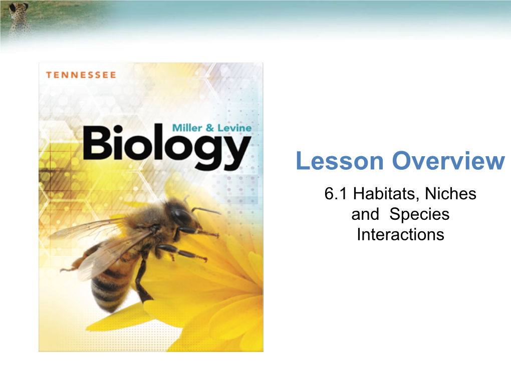 6-1-habitats-niches-and-species-interactions-lesson-overview-niches-and-community-interactions