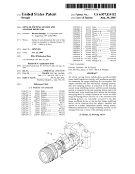 (12) United States Patent (10) Patent No.: US 6,937,819 B2 Brough (45) Date of Patent: Aug
