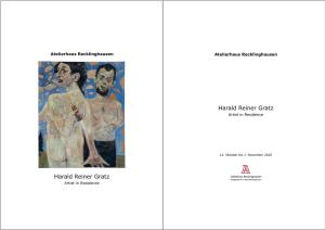 Harald Reiner Gratz Artist in Residence