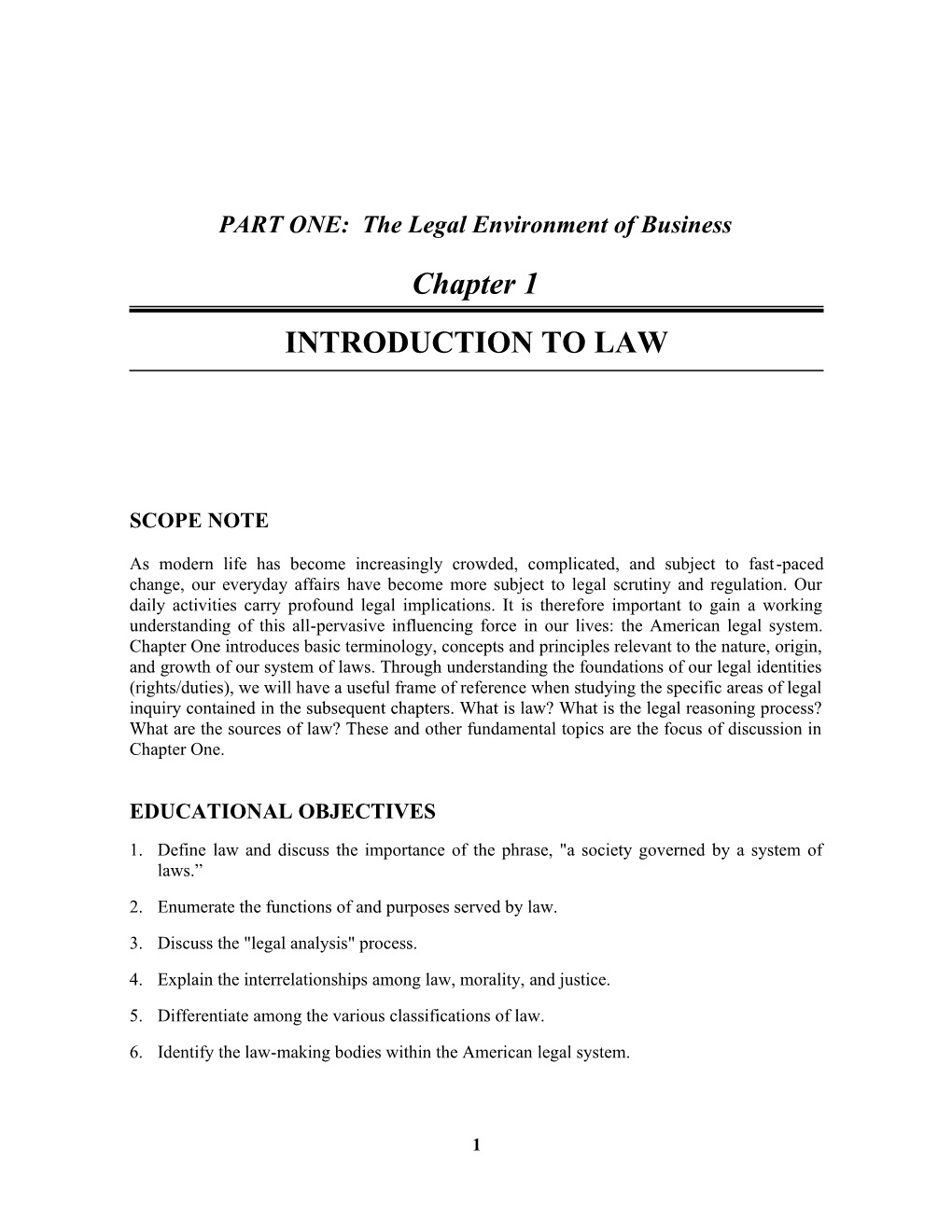 Introduction to Law 3