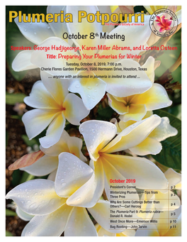 October 8Th Meeting