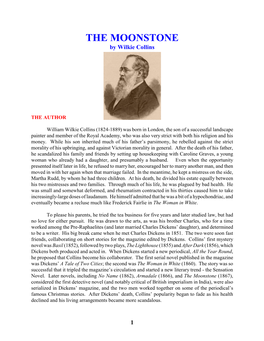 THE MOONSTONE by Wilkie Collins