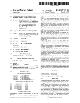 (12) United States Patent (10) Patent No.: US 8,343,739 B2 Katz Et Al