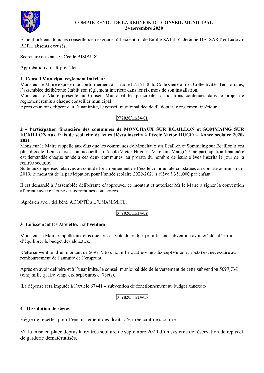 Régie De Recettes Pour L'encaissement Des Droits