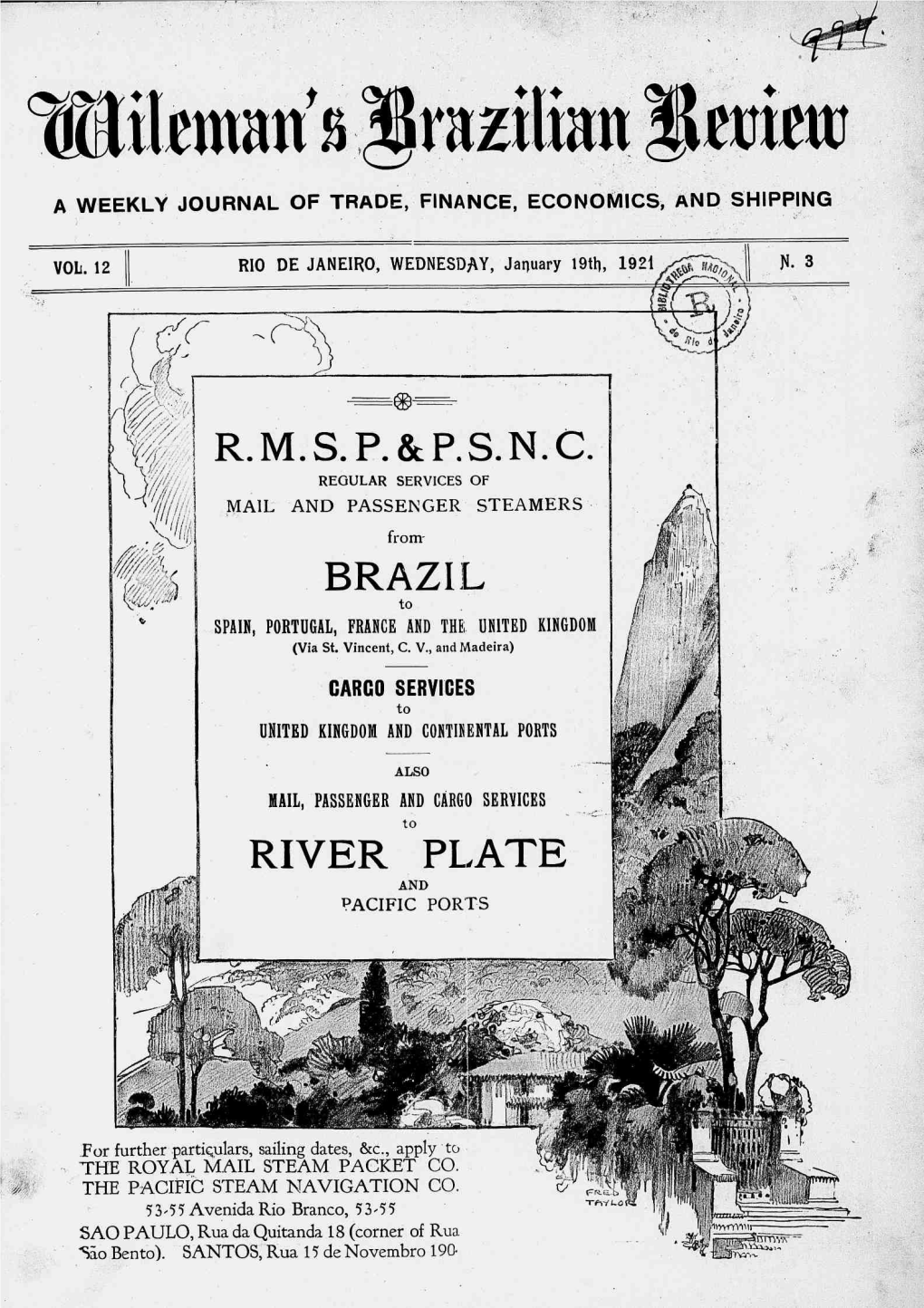 R.M.S.P.&P.S.N.C. Brazil River Plate