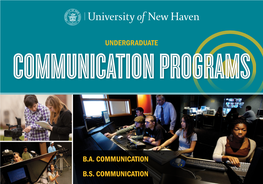 Undergraduate B.A. Communication B.S