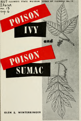 Poison-Ivy and Poison-Sumac; Their Growth Habits and Variations, Including Distribution in Canada, Mexico, Central America