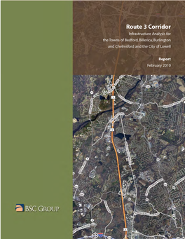 Route 3 Corridor Infrastructure Analysis for the Towns of Bedford, Billerica, Burlington and Chelmsford and the City of Lowell