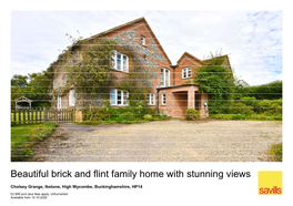 Beautiful Brick and Flint Family Home with Stunning Views