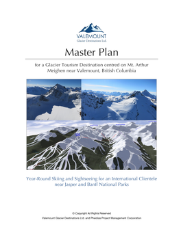Master Plan for a Glacier Tourism Destination Centred on Mt